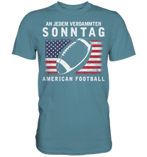 Laden Sie das Bild in den Galerie-Viewer, American Football Fan Sonntag Spieltag T-Shirt
