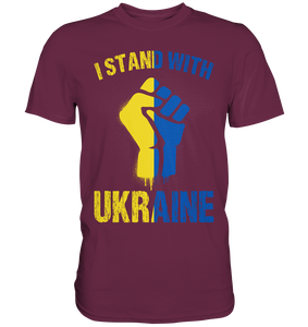Ukraine Support Solidarität - I Stand with Ukraine T-Shirt