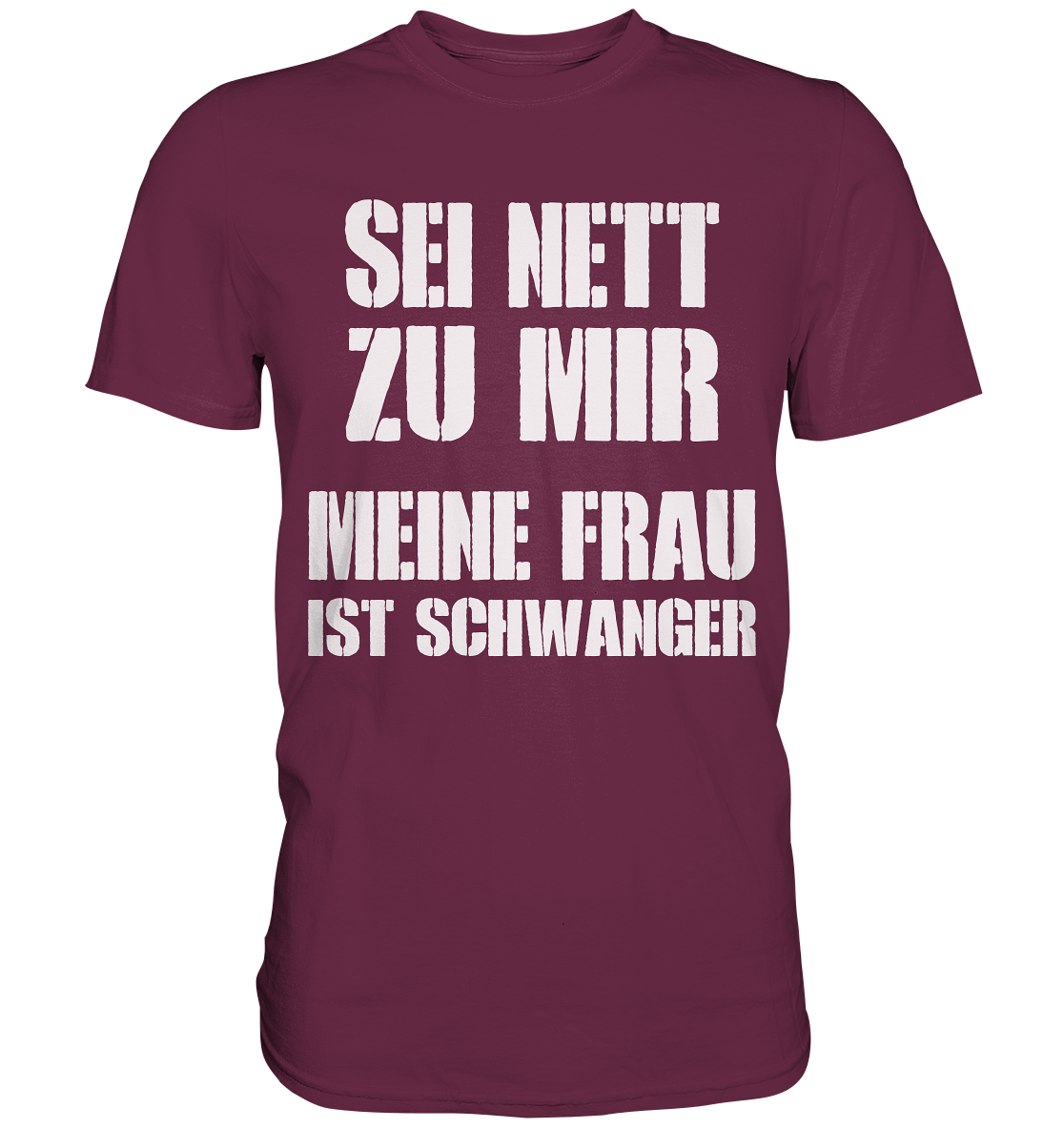 Meine Frau ist Schwanger Herren Premium T-Shirt