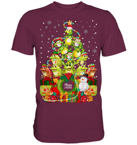 Weihnachten Frösche Weihnachtsbaum Frosch Weihnachtsoutfit T-Shirt