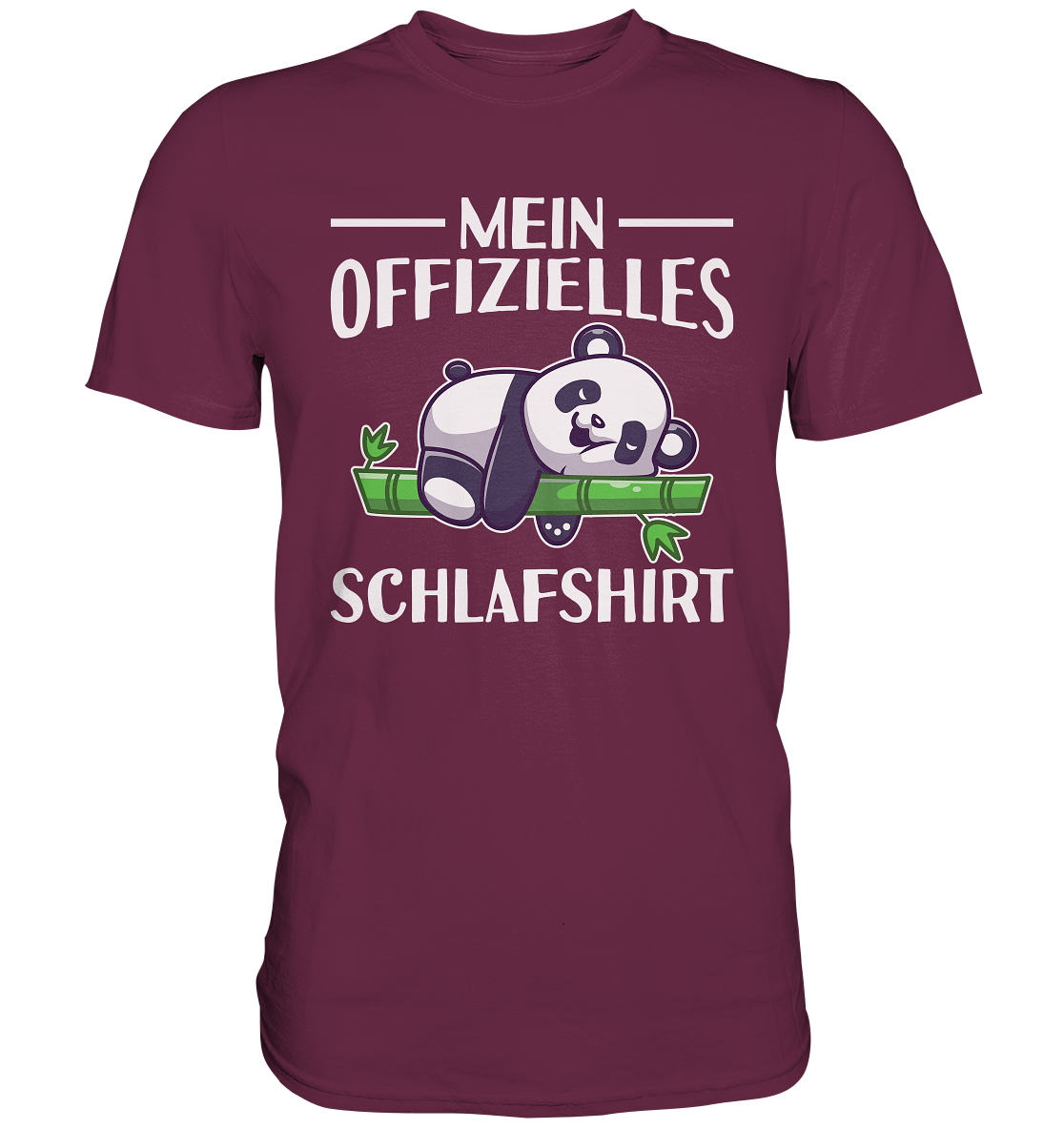 Offizielles Schlafshirt Nachthemd Schlafanzug Pyjama Panda T-Shirt