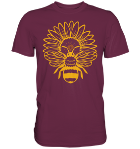 Bienen Sonnenblumen T-Shirt Imker Garten Motiv Gärtner Geschenk