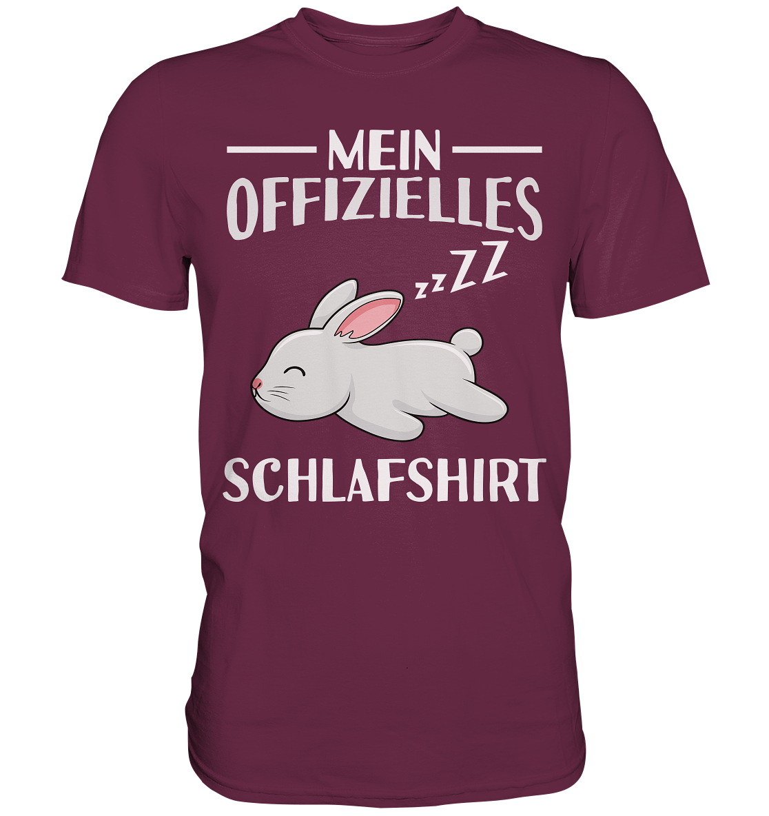 Offizielles Schlafshirt Nachthemd Schlafanzug Pyjama Hase T-Shirt