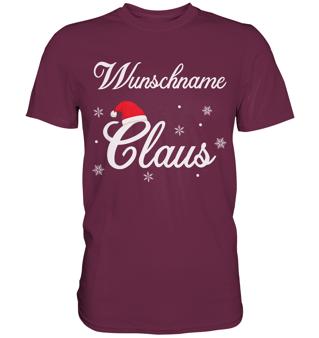 Personalisiertes Weihnachtsoutfit Xmas Familie Weihnachten Santa Claus T-Shirt