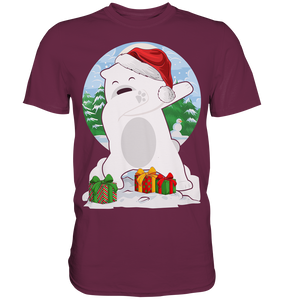 Dabbing Eisbär Weihnachten Polarbär Weihnachtsoutfit T-Shirt
