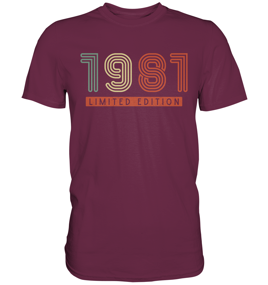 Retro Limited Edition personalisiertes Geburtstag T-Shirt Männer Frauen