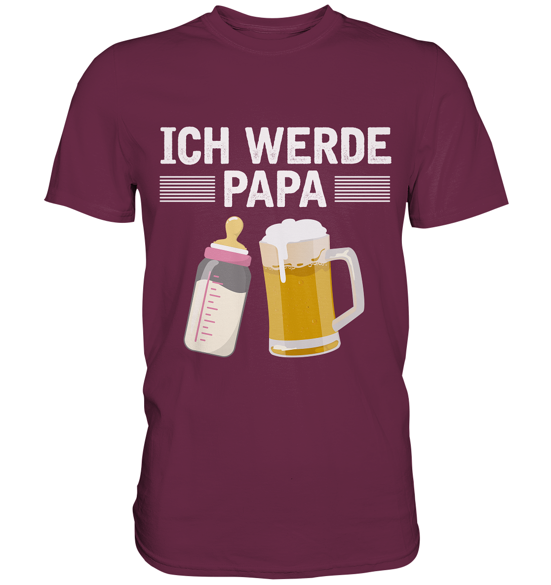 Ich werde Papa Herren Premium T-Shirt