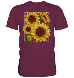 Sonnenblumen T-Shirt Gärtner Geschenk Garten