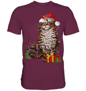 Katze Weihnachten Santa Kätzchen Weihnachtsoutfit T-Shirt