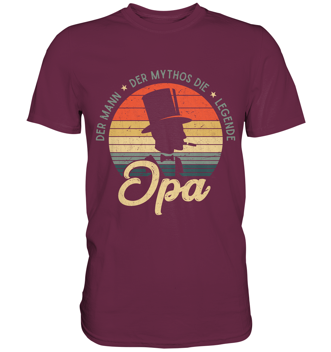 Opa die Legende Herren Premium T-Shirt