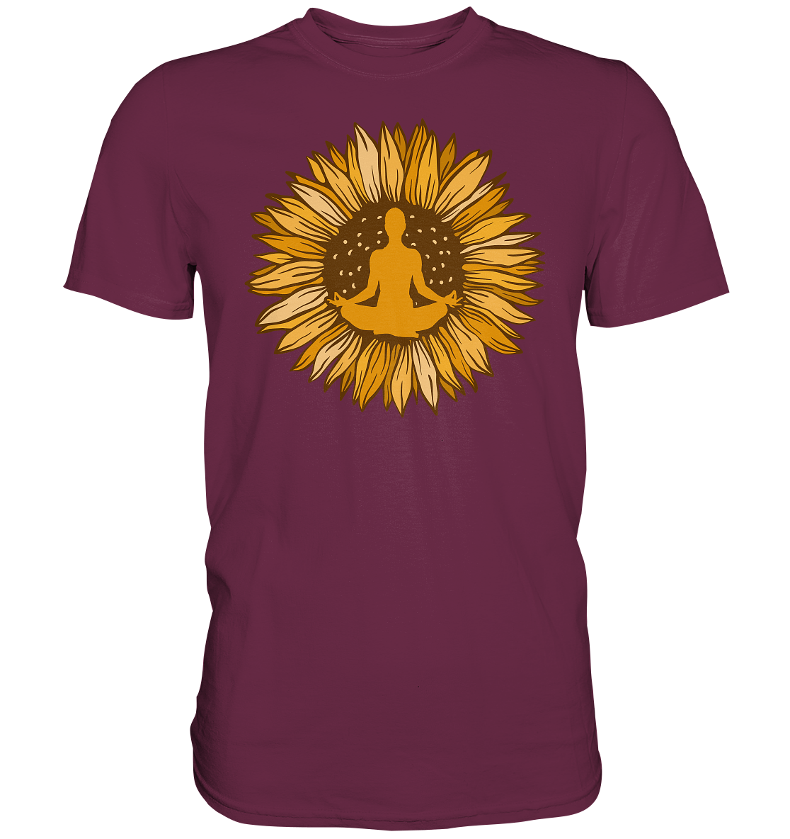 Yoga Sonnenblumen T-Shirt Gärtner Geschenk Garten Meditation