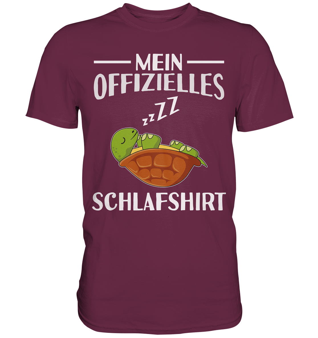 Offizielles Schlafshirt Nachthemd Schlafanzug Pyjama Schildkröte T-Shirt
