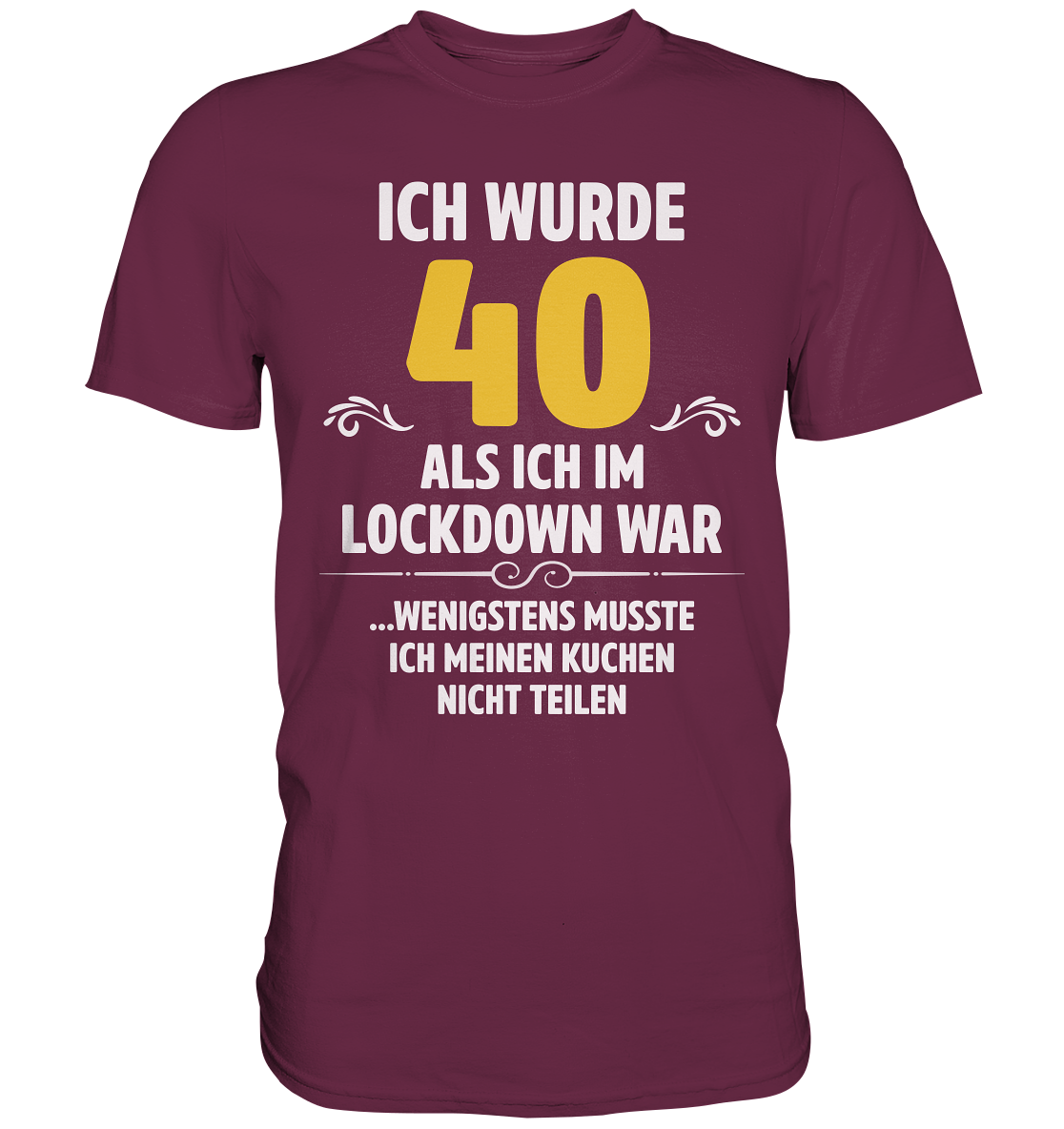 Lockdown personalisiertes Männer Frauen Geburtstag T-Shirt mit Wunschzahl