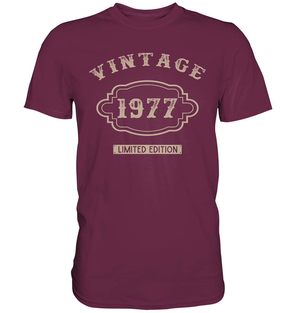 Vintage personalisiertes Geburtstagsshirt Herren Limited Edition