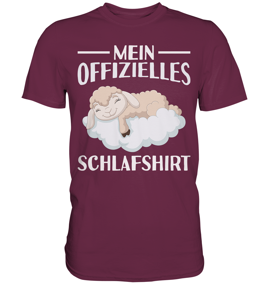 Offizielles Schlafshirt Nachthemd Schlafanzug Pyjama Schaf T-Shirt