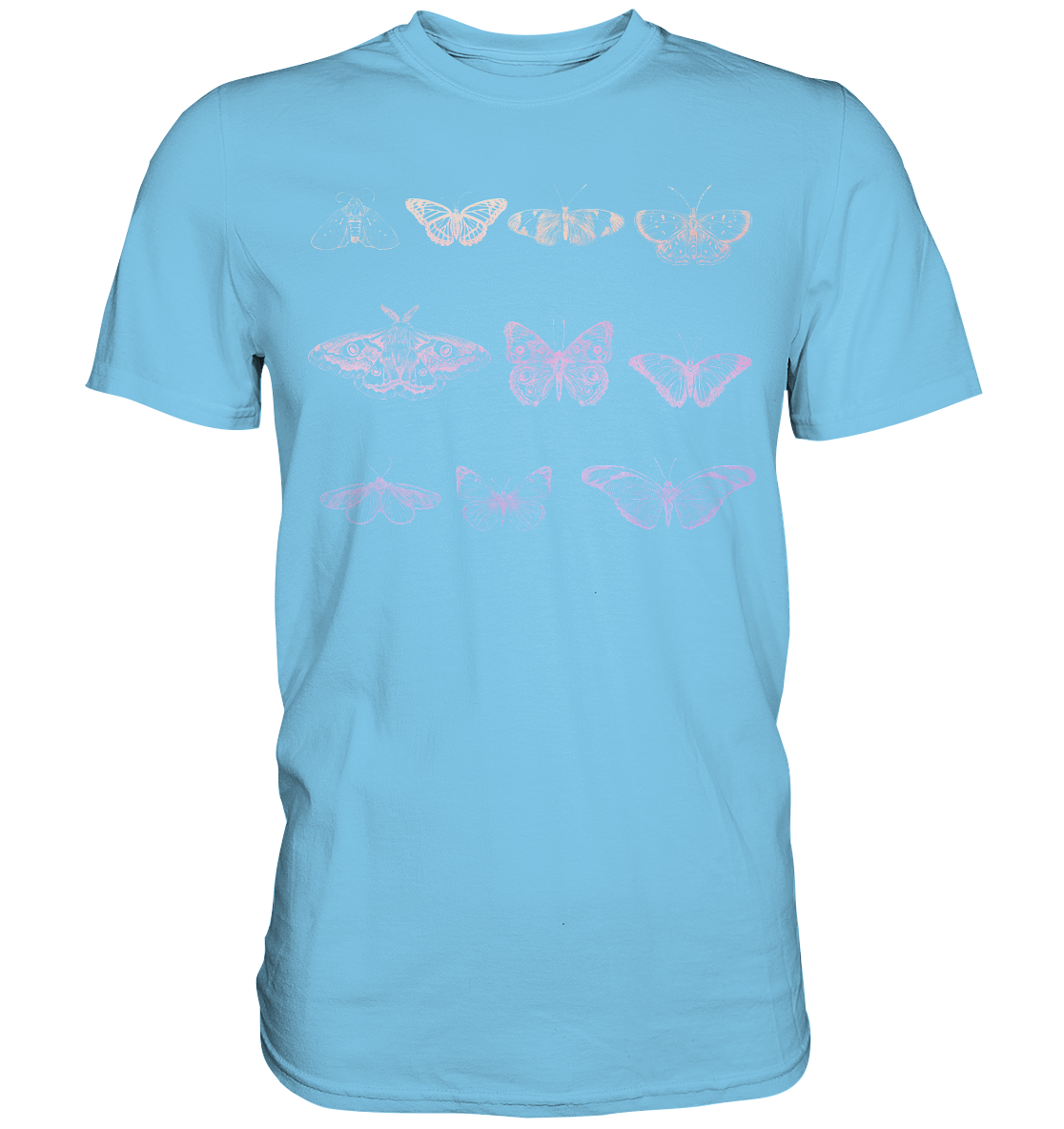 Rosa Schmetterlinge T-Shirt