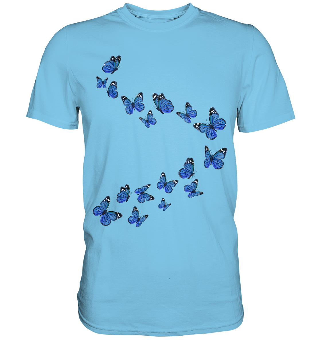 Blaue Schmetterlinge T-Shirt