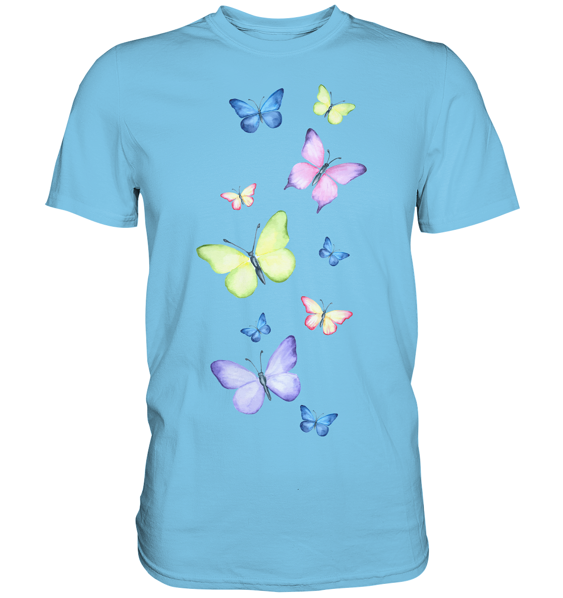Bunte Schmetterlinge T-Shirt Schmetterling