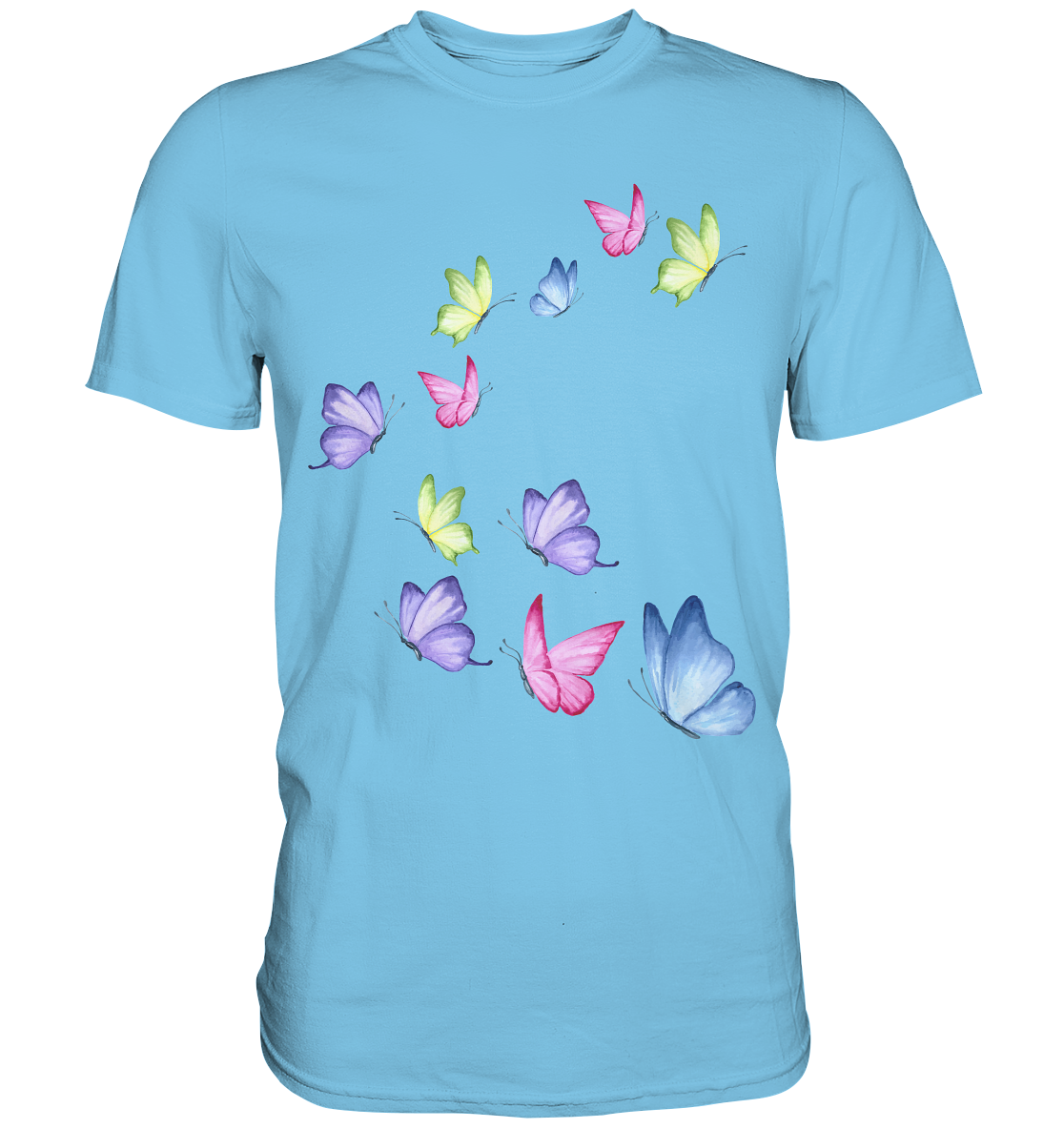 Bunte Schmetterlinge T-Shirt