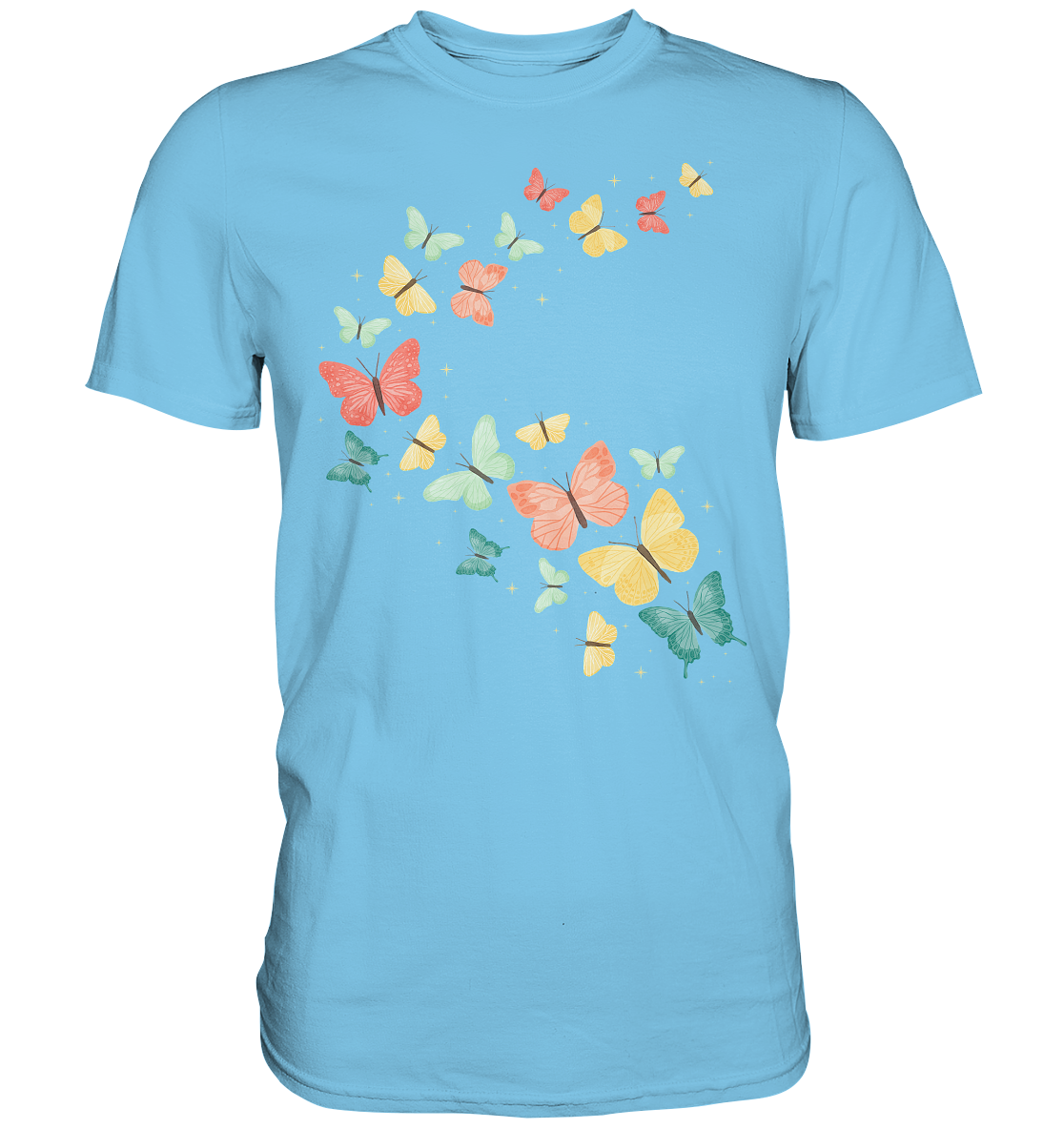 Farbenfrohe Bunte Schmetterling T-Shirt