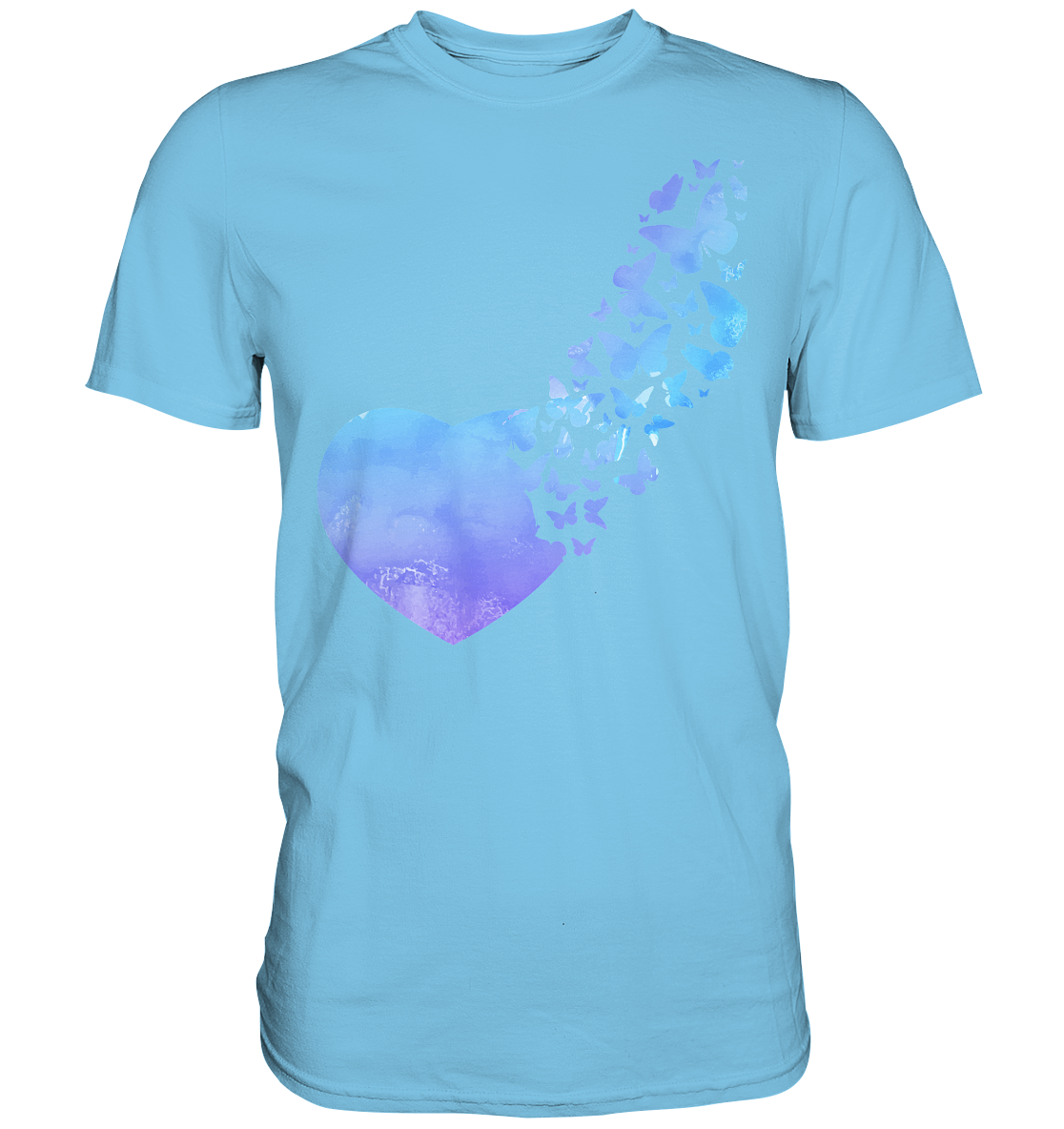 Buntes Frauen Schmetterling T-Shirt