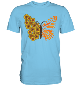 Sonnenblumen Schmetterling T-Shirt