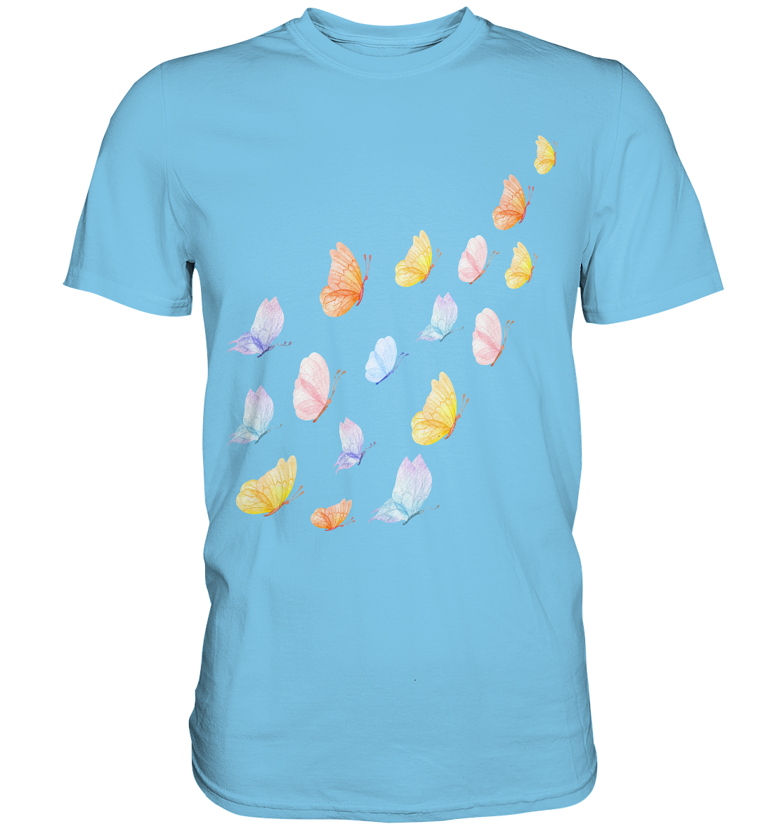 Aquarell Schmetterlinge T-Shirt