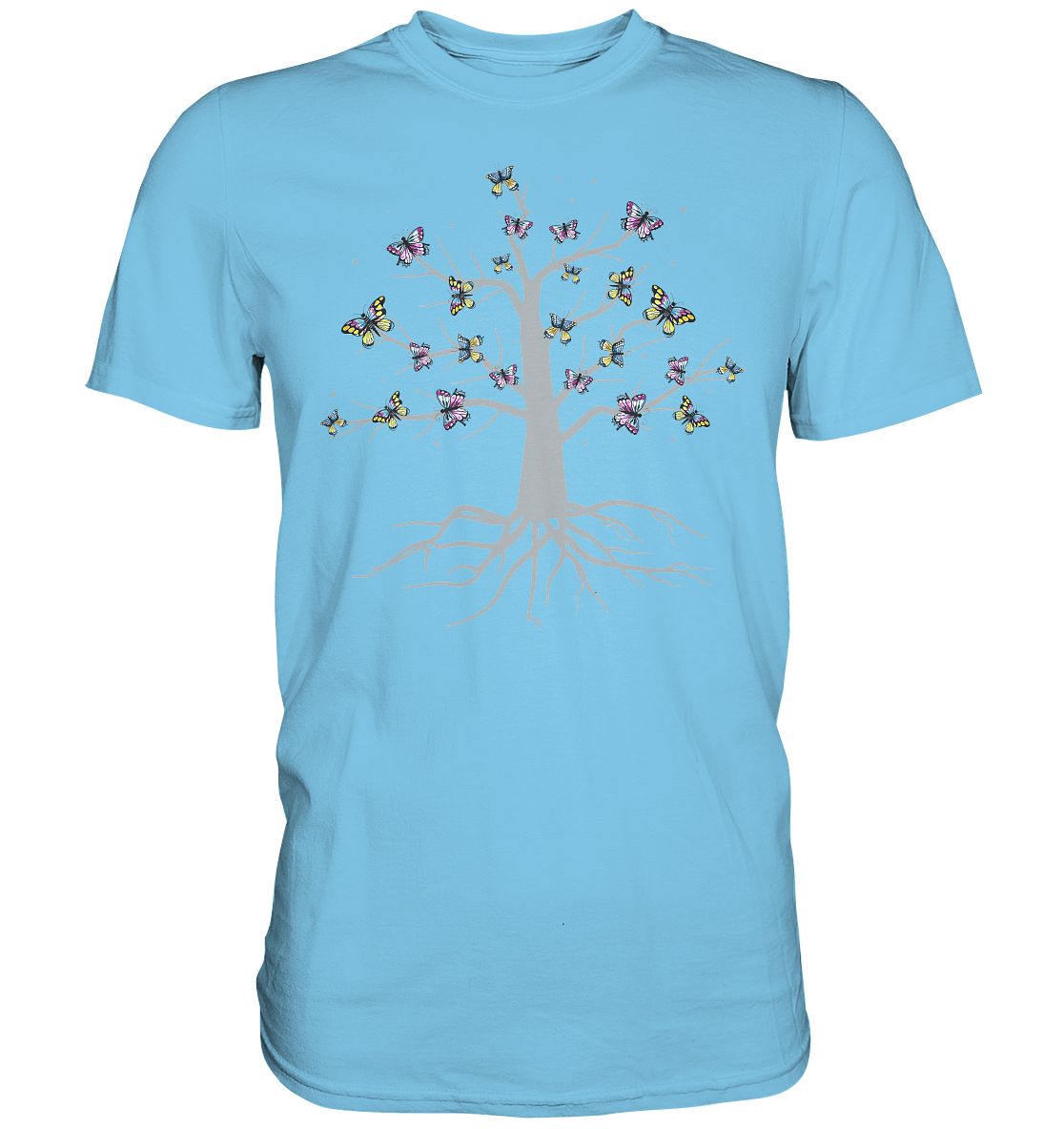 Bunter Schmetterling Baum T-Shirt Kopie Kopie Kopie - Premium Shirt