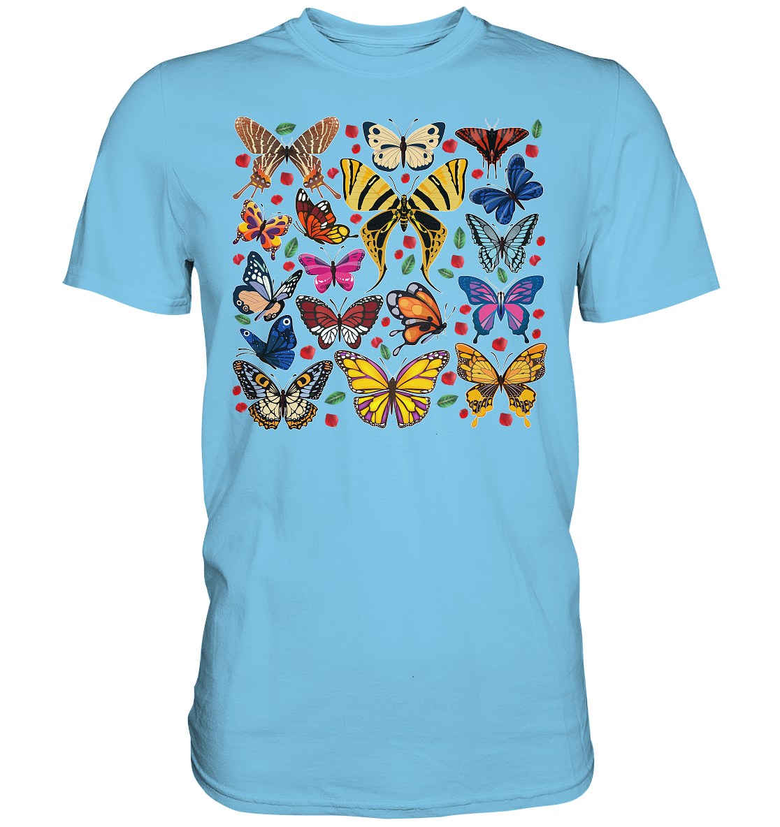 Bunte Schmetterlinge T-Shirt