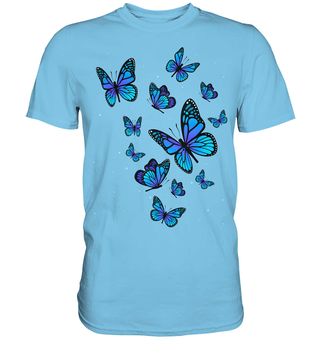 Blaue Schmetterlinge T-Shirt