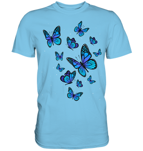 Blaue Schmetterlinge T-Shirt