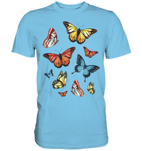 Laden Sie das Bild in den Galerie-Viewer, Frauen Bunte Schmetterlinge T-Shirt
