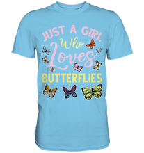 Laden Sie das Bild in den Galerie-Viewer, Mädchen Schmetterling T-Shirt
