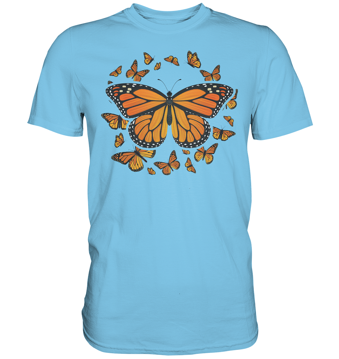 Frauen Monarch Schmetterling T-Shirt