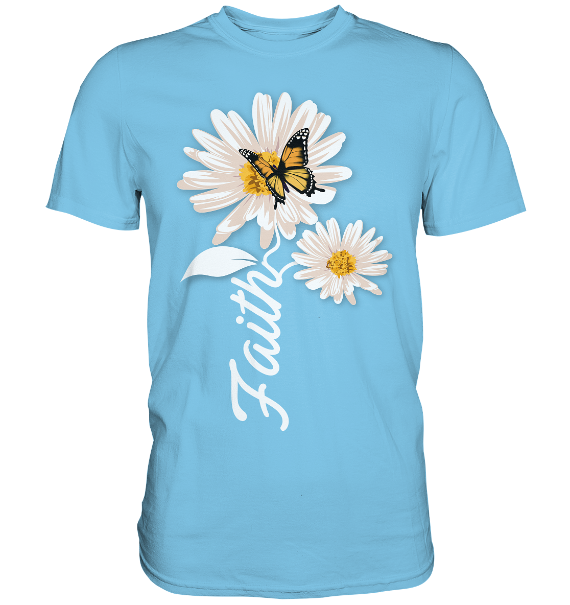 Glaube Frauen Schmetterling Faith T-Shirt