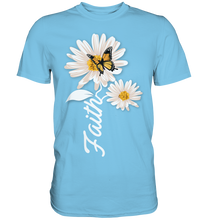 Laden Sie das Bild in den Galerie-Viewer, Glaube Frauen Schmetterling Faith T-Shirt
