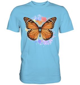 Bunter Schmetterling Monarchfalter T-Shirt