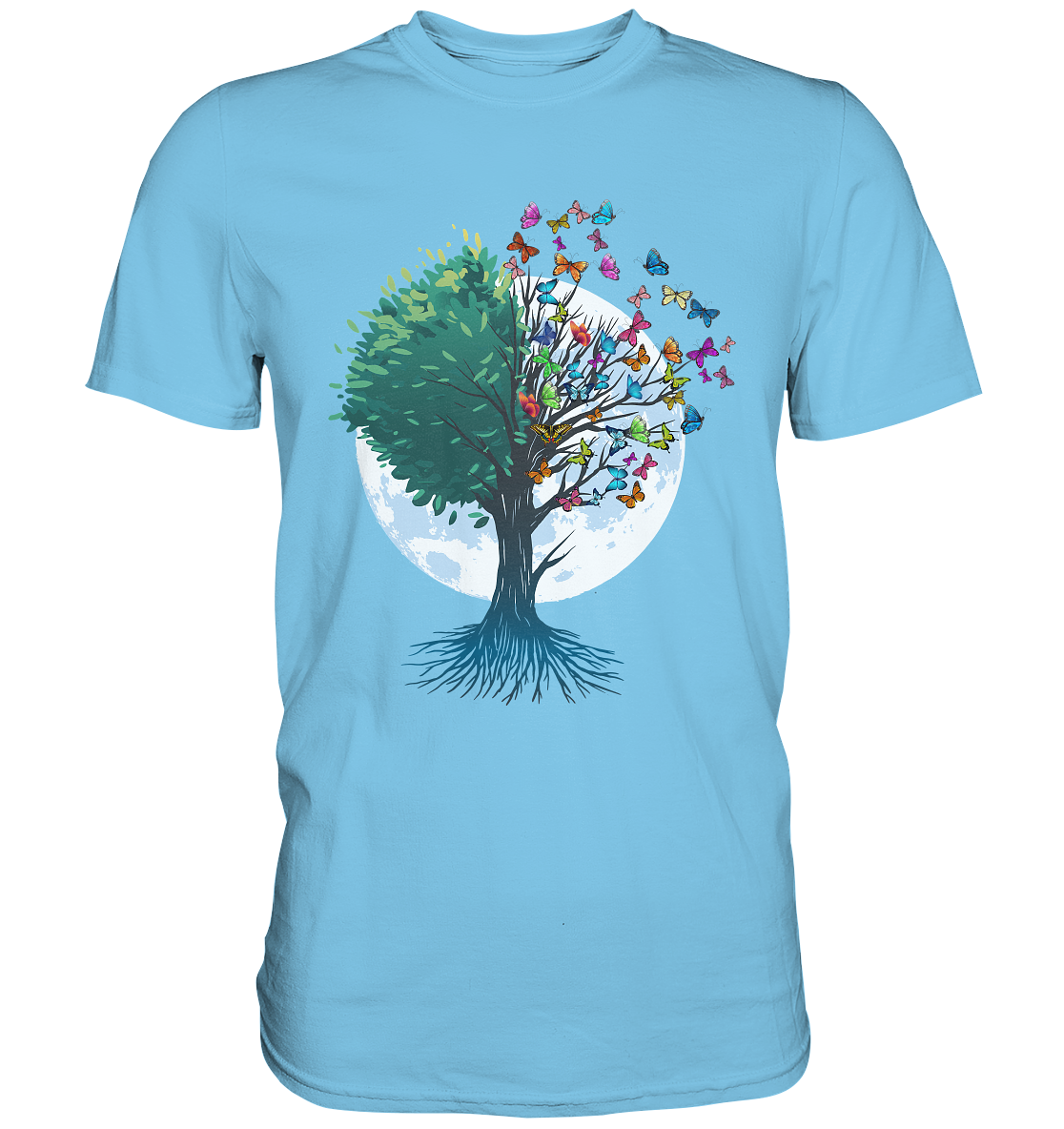 Natur Schmetterling Baum T-Shirt