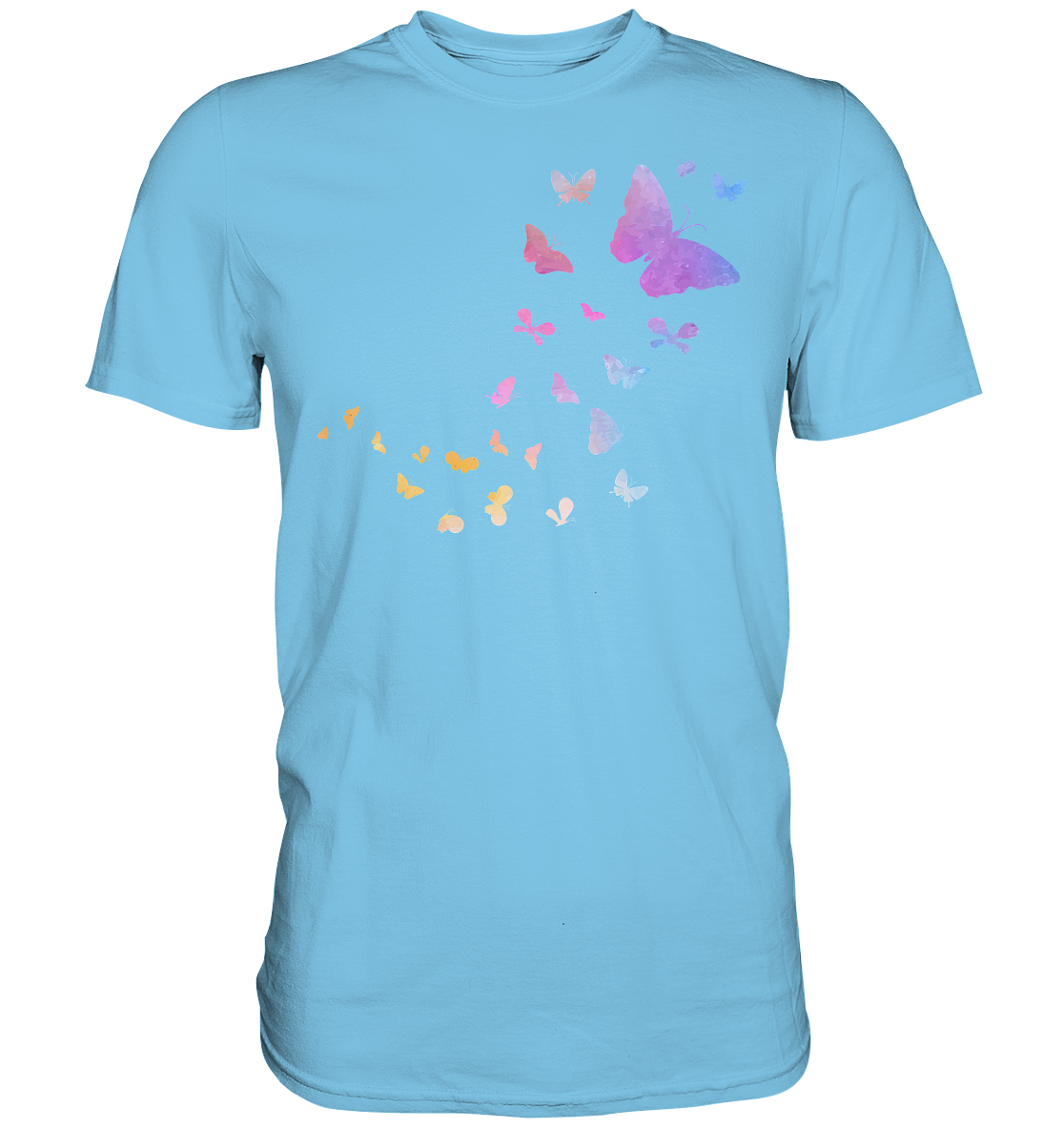 Aquarell Schmetterlinge T-Shirt