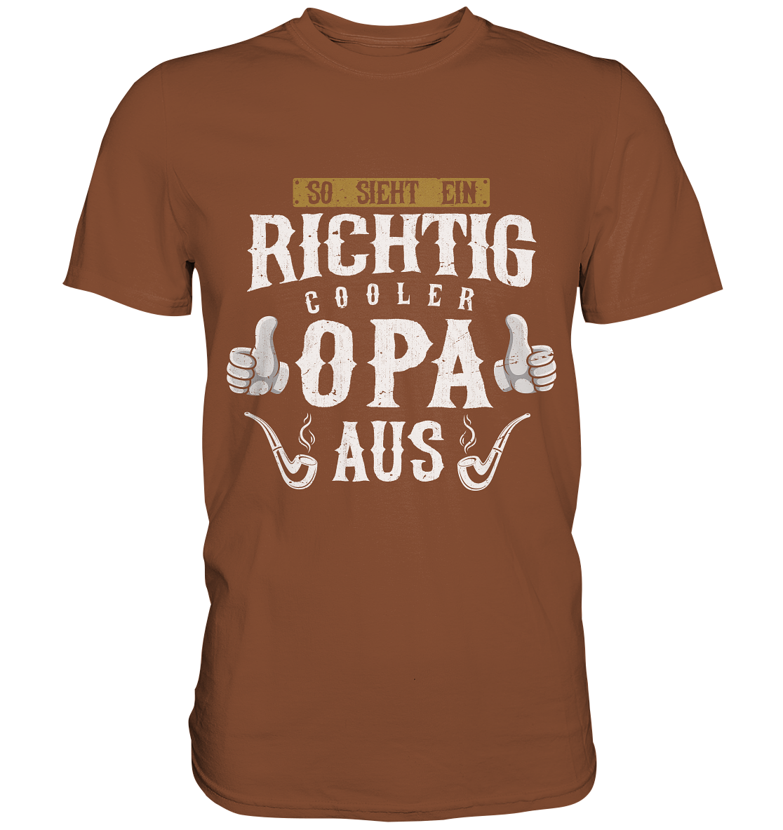 Richtig cooler Opa Herren Premium T-Shirt