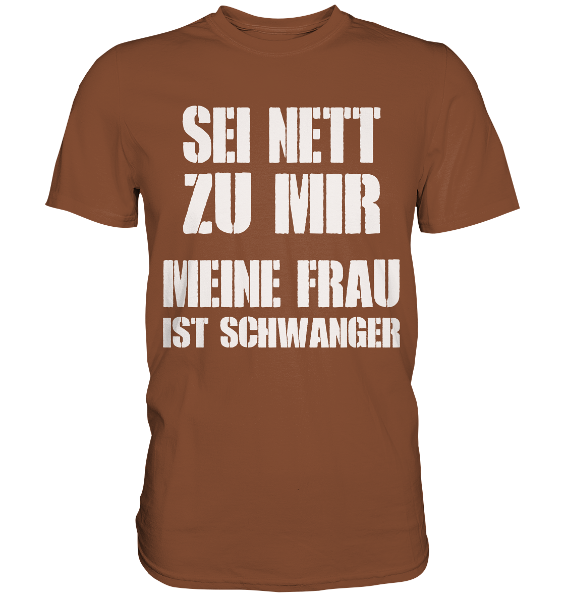 Meine Frau ist Schwanger Herren Premium T-Shirt