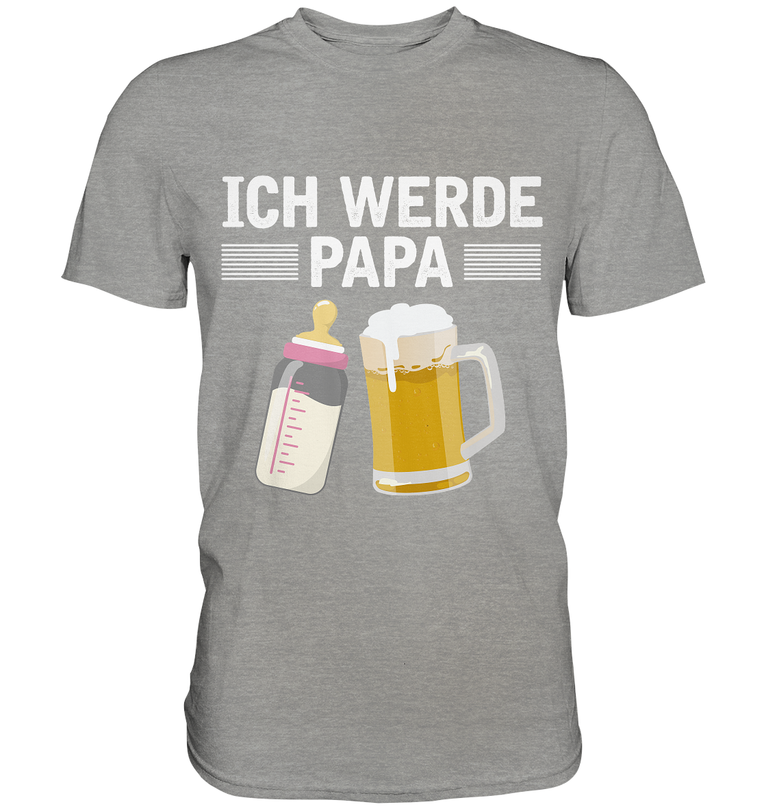 Ich werde Papa Herren Premium T-Shirt
