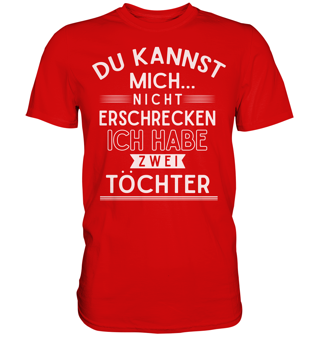 Vater von zwei Töchtern T-Shirt