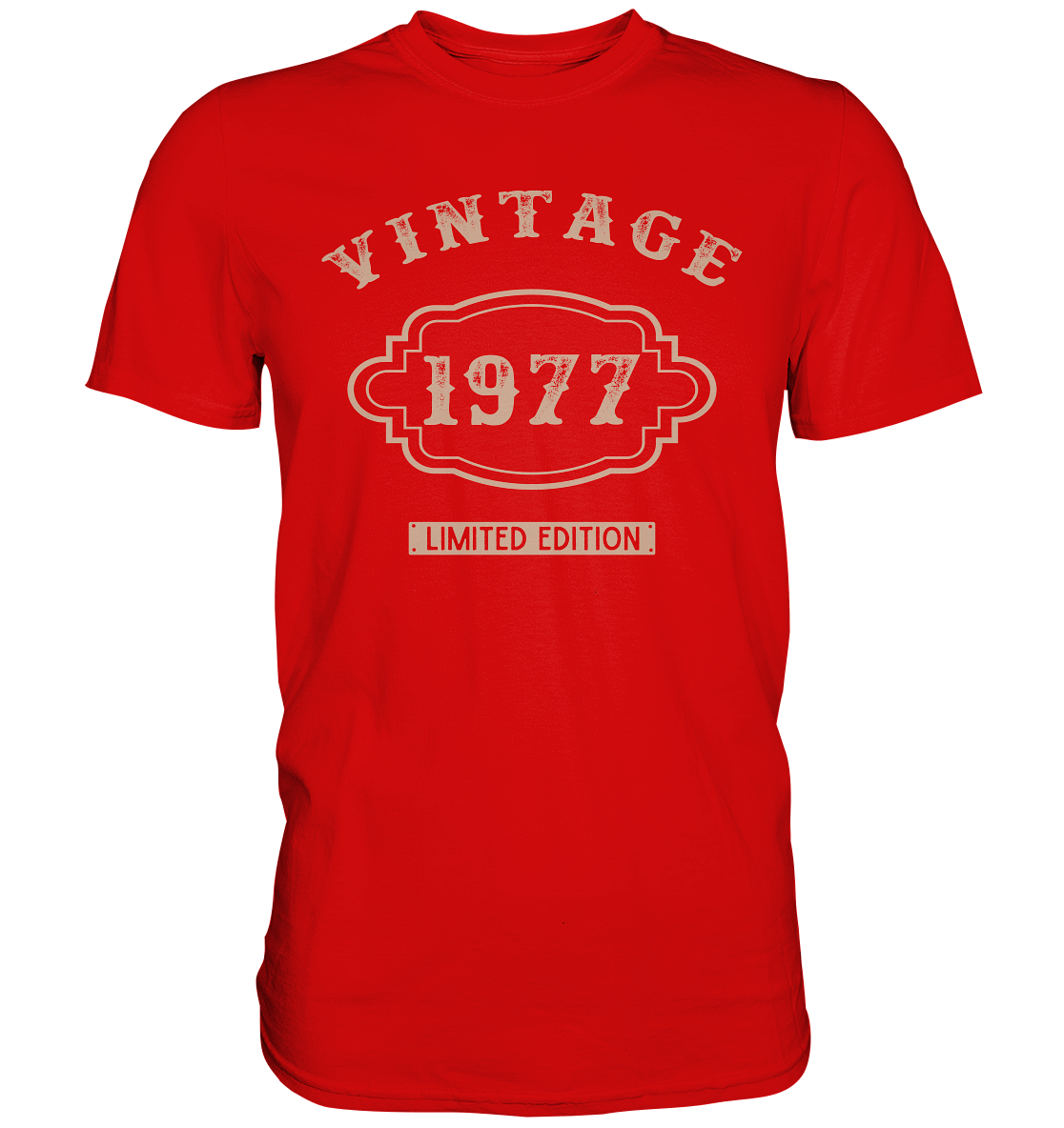 Vintage personalisiertes Geburtstagsshirt Herren Limited Edition