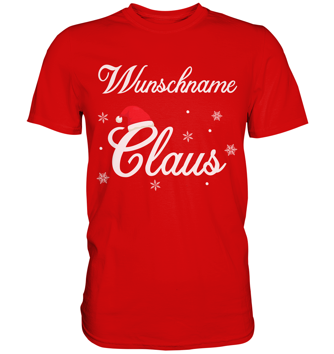 Personalisiertes Weihnachtsoutfit Xmas Familie Weihnachten Santa Claus T-Shirt