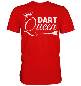 Dartspieler Königin Dartscheibe Dart Queen T-Shirt