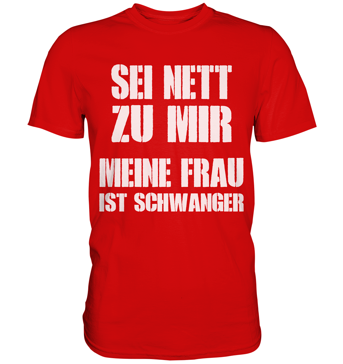 Meine Frau ist Schwanger Herren Premium T-Shirt