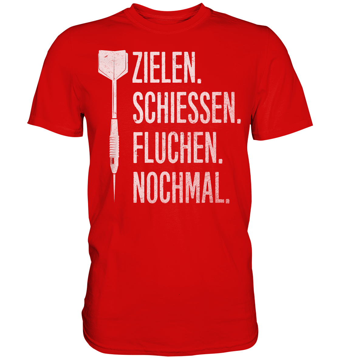 Lustiger Dart Spruch Dartpfeil Probleme T-Shirt