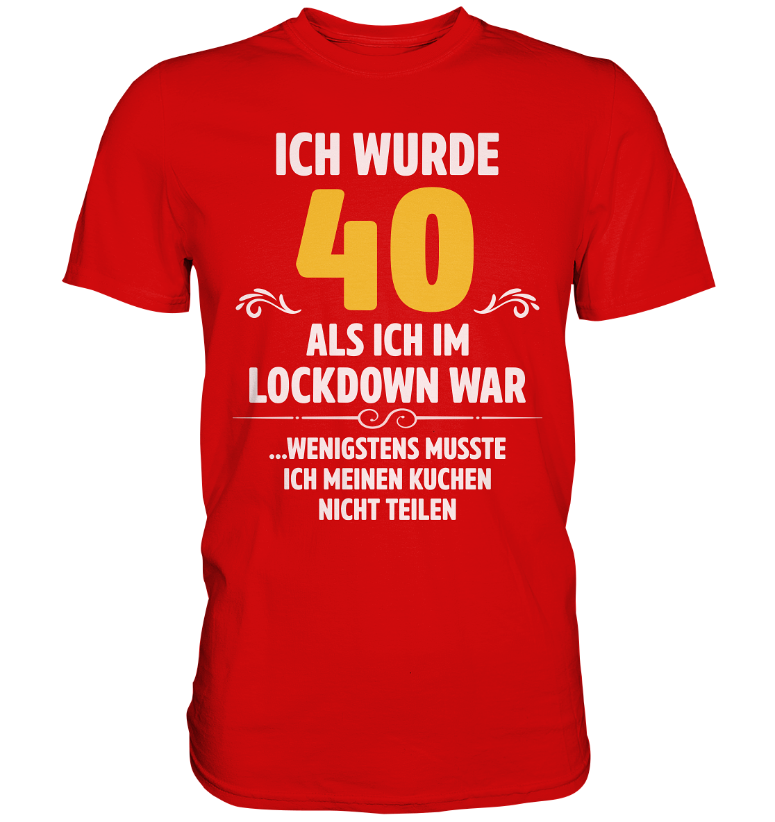 Lockdown personalisiertes Männer Frauen Geburtstag T-Shirt mit Wunschzahl