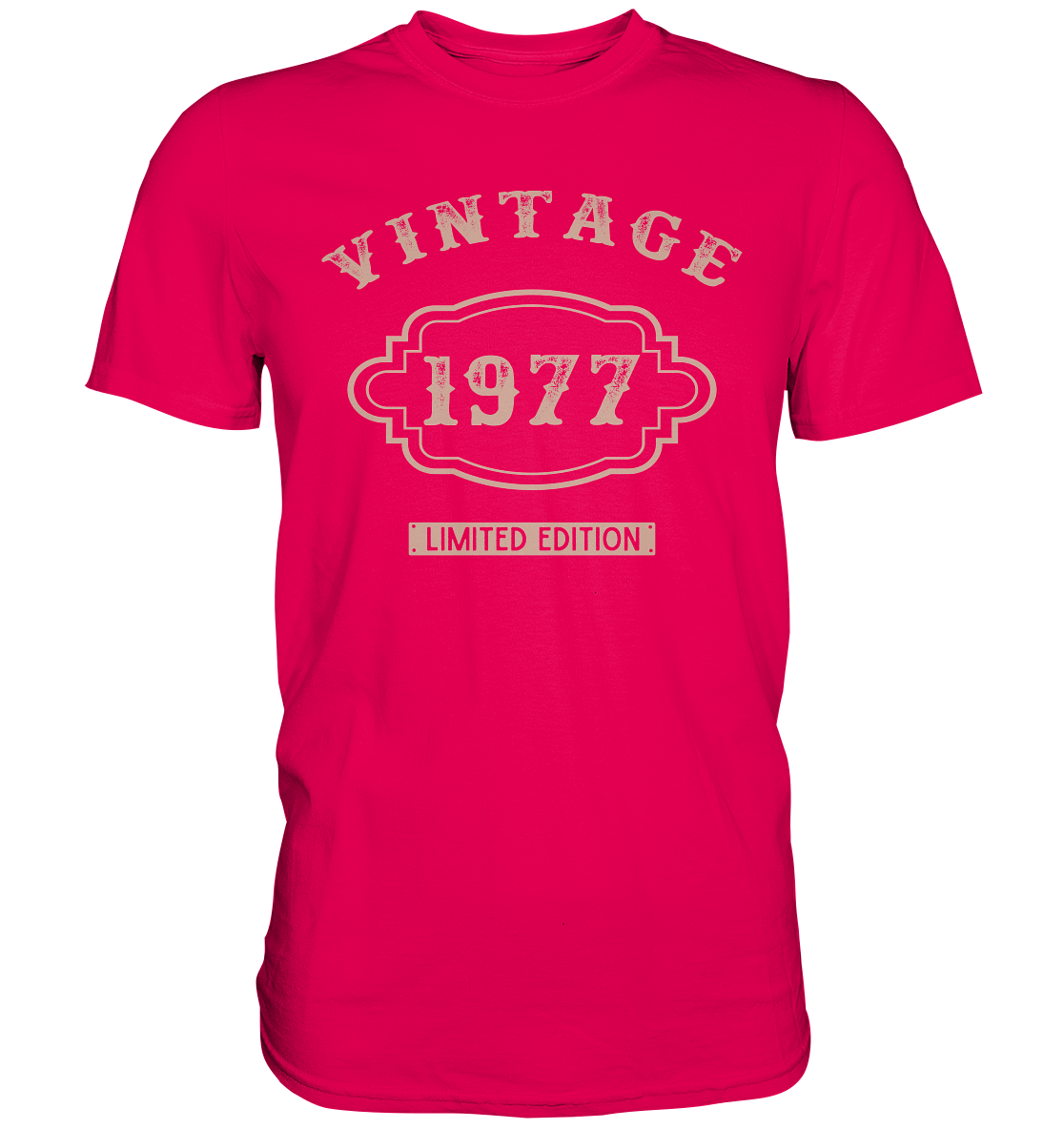 Vintage personalisiertes Geburtstagsshirt Herren Limited Edition